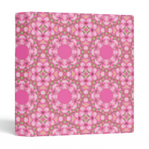Pink Kaleidoscope Binder binders