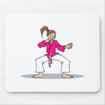 Pink Karate mousepads
