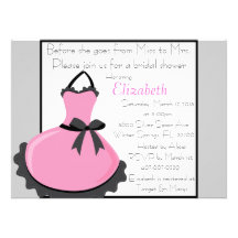 Pink Kitchen Bridal Shower Inivitation Custom Invitations