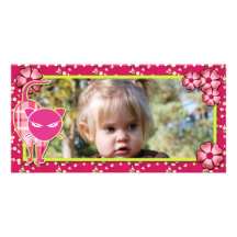 Pink Kitty Photo Card