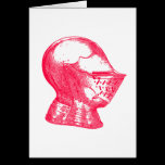 Pink Knight Medieval Armour Helmet Knights cards