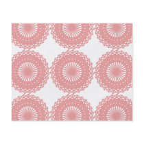 Pink Lace Pattern Design. Flyers