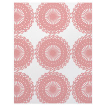 Pink Lace Pattern Design. Customized Letterhead