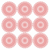 Pink Lace Pattern Design. Photo Cut Outs