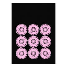 Pink Lace Style Design. Invite