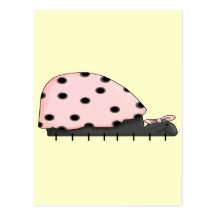 Pink Lady Bug IV Post Card