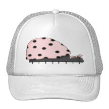 Pink Lady Bug IV Trucker Hat