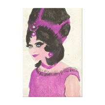 Pink Lady Stretched Canvas Prints