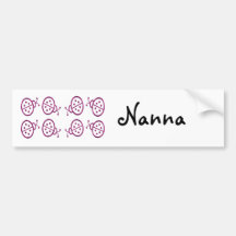 Pink Ladybugs Bumper Stickers