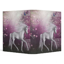 pink last unicorn binders