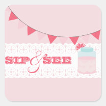 Pink Lemonade Sip And See Sticker