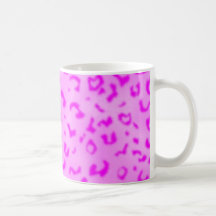 Pink Leopard Coffee Mugs