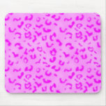 Pink leopard mousepads