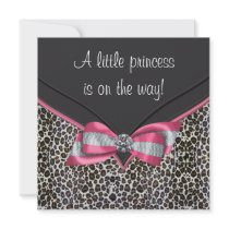Pink Leopard Princess Baby Shower