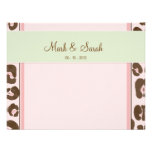 Pink Leopard RSVP Personalized Announcement