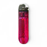 pink lighter skate board deck
