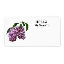 Pink Lilac Duo Labels