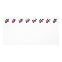 Pink Lilac Duo Photo Card Template