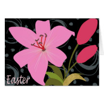 Pink Lilly Greeting Cards