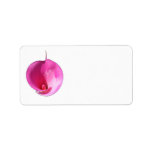 Pink lily address label