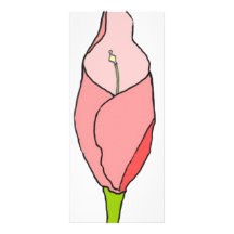 Pink Lily Custom Rack Card