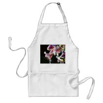 Pink Lily Flowers apron gifts Lilies Floral aprons