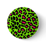 Pink & Lime Leopard Pin