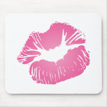 Pink LIps Mouse Pad