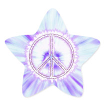 Pink Live Electric Energy Peace Sign Stickers