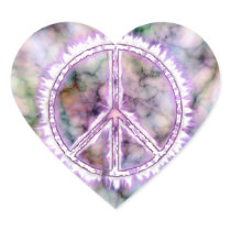 Pink Live Electric Energy Peace Sign Sticker