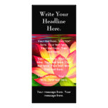 Pink Lotus Flower Painting Flyer Customized Rack Card