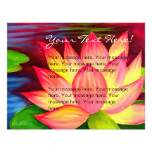 Pink Lotus Flower Painting Invitation
