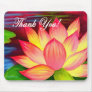 Pink Lotus Water Lily Flower Thank You - Multi Mousepad