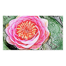 Pink Lotus - Yoga Business Cards