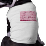 Pink Love Is Forever Grunge Design Pet T-shirt