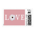 Pink Love Postage Stamps