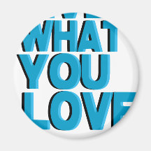 Pink Love Swimming Gifts Refrigerator Magnets
