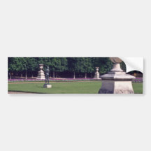 Pink Luxembourg Gardens, Paris flowers Bumper Stickers
