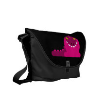 Pink Mad Dragon Messenger Bag