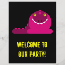 Pink Mad Dragon Personalized Flyer