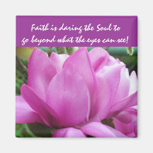Pink Magnolia Magnet