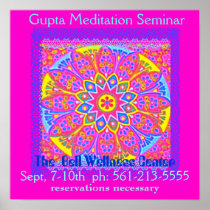 Pink Mandala Poster 1