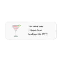 Pink Margarita Labels
