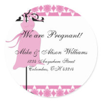 Pink Maternity Dress Boutique Address Labels