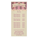 Pink, Mauve Cupcake Rack Card