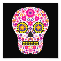 Pink Mexican Sugar Skull
