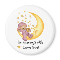 Pink mmy's Wish Come True Refrigerator Magnet