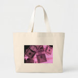 PINK MONEY TOTE BAG