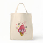 Pink Monster Ice Cream Cone Bags