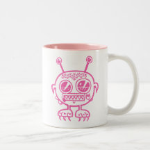 Pink Monster Mugs